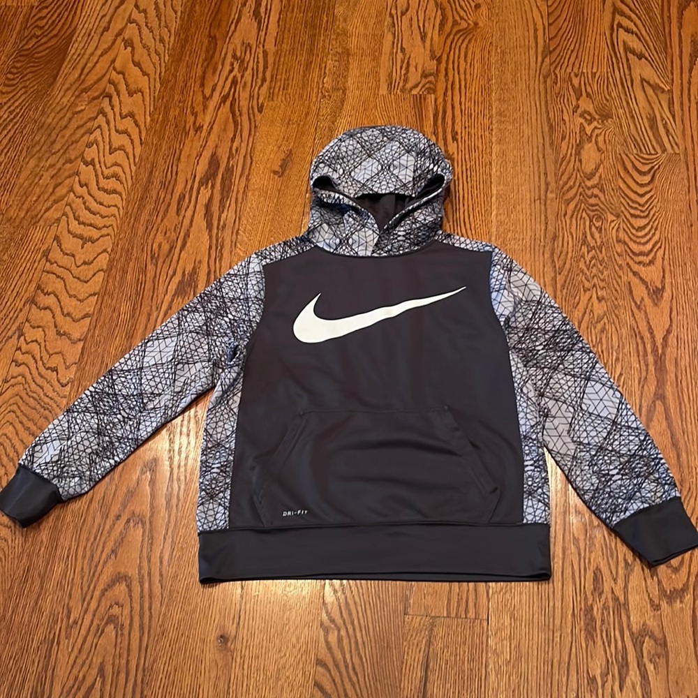 Nike gray hoodie Large
